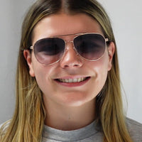 Michael Kors Sunglasses Hvar 5007 109936 Rose Gold Brown Gradient