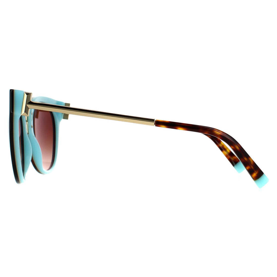 Tiffany Sunglasses TF4168 81343B Havana On Tiffany Blue Brown Gradient