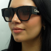 Chloe Sunglasses CH0233S 002 Dark Havana Brown Gradient