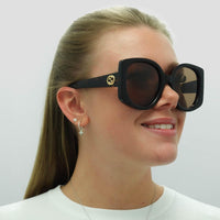 Gucci Sunglasses GG1257S 002 Dark Havana Brown