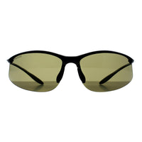Serengeti Sunglasses Maestrale 7712 Shiny Black Polarized PhD2.0 555nm Green