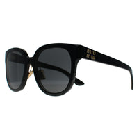 Miu Miu Sunglasses MU01ZS 1AB5S0 Black Dark Grey