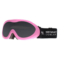 Montana Kids Ski Goggles MG15 B Pink Smoke Grey Cat3