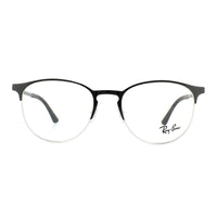 Ray-Ban 6375 Glasses Frames Silver on Top Black 51