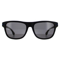 Hugo Boss Sunglasses BOSS 1322/S 0VK M9 Matte Black Blue Grey Polarized