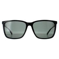 Timberland Sunglasses TB9280-H 01R Shiny Black Green Polarized