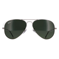 Ray-Ban Sunglasses Aviator RB3025 919031 Sand Transparent Grey Green