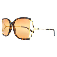 Gucci Sunglasses GG0592S 003 Havana and Gold Orange Double Gradient on Brown
