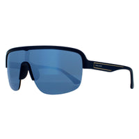 Police Sunglasses SPLB47M Arcade 3 6QSB Matte Midnight Blue Blue Mirrored