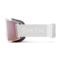 Smith Ski Goggles Squad S 33F M5 White Vapor ChromaPop Everyday Rose Gold Mirror & Clear