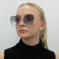 Jimmy Choo Sunglasses ALEXIS/S 000 90 Rose Gold Dark Grey Gradient