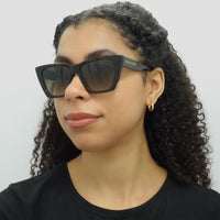 Alexander McQueen Sunglasses AM0299S 002 Dark Havana Brown Gradient