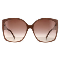 Jimmy Choo Sunglasses NOEMI/S KON HA Nude Glitter Brown Gradient