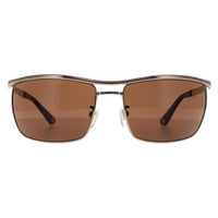 Police Sunglasses SPLB44 Origins 38 02A8 Shiny Grey Gold Havana Brown