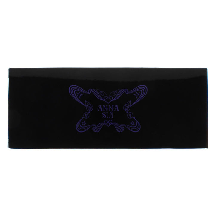 Anna Sui Glasses Hard Case in black with Cleaning Cloth