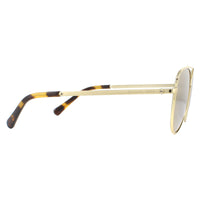 Michael Kors Sunglasses MK1045 10142O Gold Brown Mirror Polarized