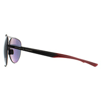 Porsche Design Sunglasses P8920 A Black Dark Red Blue Mirror Black