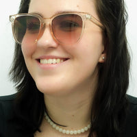 Calvin Klein Sunglasses CK20519S 270 Crystal Beige Brown Brown Gradient