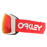 Oakley Ski Goggles Flight Tracker XL OO7104-21 Factory Pilot Viper Red Grey Prizm Snow Torch Iridium