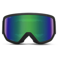 Smith Ski Goggles Transfer 0JX C5 Black Green Sol-X Mirror