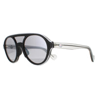 Moncler Sunglasses ML0052 01C Shiny Black Smoke Mirror