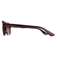 BMW Sunglasses BW0039 50L Burgundy Brown Mirror