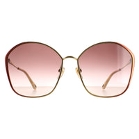 Chloe Sunglasses CH0015S 002 Dark Brown Gold Brown Gradient
