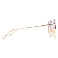 Chloe Sunglasses CH0076SK 004 Shiny Light Gold Rose Gradient