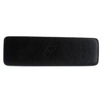 Nike Medium Black Glasses Eyeglasses Hard Case Faux Leather w cleaning cloth