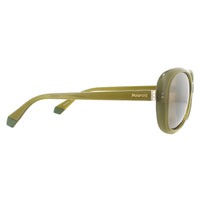 Polaroid Sunglasses PLD 4097/S 4C3 LM Olive Grey Gold Mirror Polarized