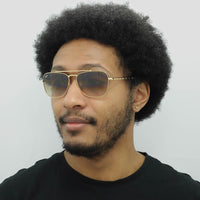 Ray-Ban Sunglasses RB3636 New Caravan 001/51 Gold Brown Gradient