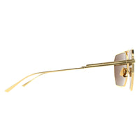 Bottega Veneta Sunglasses BV1012S 003 Gold Brown