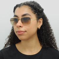 Ray-Ban Sunglasses RB3636 New Caravan 001/51 Gold Brown Gradient