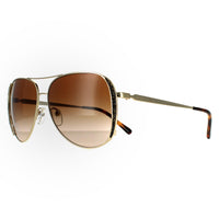 Michael Kors Sunglasses MK1082 101413 Light Gold Smoke Gradient