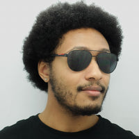 Prada Sport Sunglasses 54TS 1AB5Z1 Black Grey Polarized