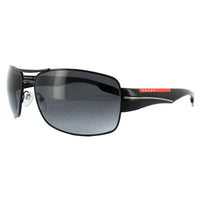 Prada Sport Sunglasses 53NS 7AX5W1 Black Grey Gradient Polarized