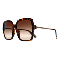 Furla Sunglasses SFU626 0706 Glossy Havana Brown Gradient