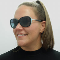 Tiffany Sunglasses TF 4121B 80559S Black Blue Blue Gradient