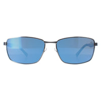 Timberland Sunglasses TB9233 06D Shiny Dark Nickeltin Smoke Polarized