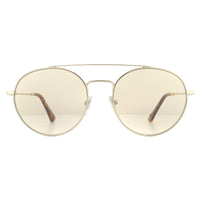 Police Sunglasses SPL728 8FFF Shiny Light Gold Havana Brown