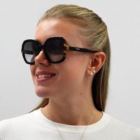 Prada Sunglasses PR16US 3890A7 Black Medium Havana Grey Gradient