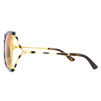 Gucci Sunglasses GG0592S 003 Havana and Gold Orange Double Gradient on Brown