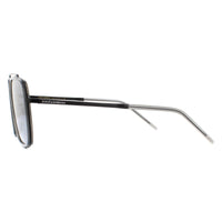 Dolce & Gabbana Sunglasses DG2220 11066G Matte Black Transparent Grey Mirror Black