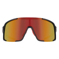 Relay Shield Unisex Matte Black and Red Red Revo Polarized Endgame Sunglasses