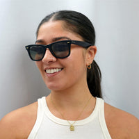 Ray-Ban Sunglasses Wayfarer 2140 127771 Top Grey On Havana Grey Gradient