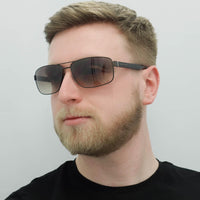 Hugo Boss Sunglasses 1035/S 4IN HA Matte Brown Brown Gradient