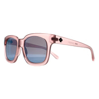 Spy Sunglasses Shandy 6700000000012 Matte Transparent Blush Light Blue Flash Mirror