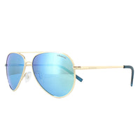 Polaroid Kids Sunglasses 8015/N J5G JY Gold Blue Miror Polarized