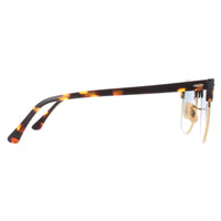 Ray-Ban Sunglasses Clubmaster 3016 13353F Yellow Havana Light Blue Gradient