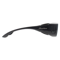 Montana Fit Over Glasses Sunglasses FO2 D Shiny Black G15 Polarized